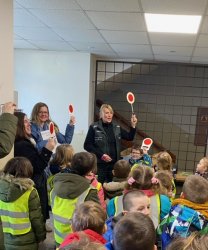 Návšteva policajnej stanice