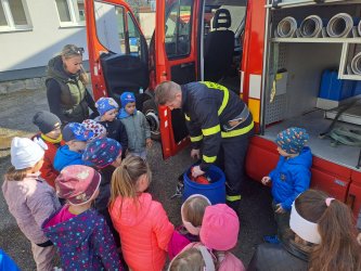 Návšteva DHZ v Krupine