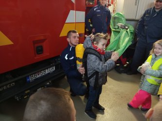 Návšteva hasičov v meste Krupina