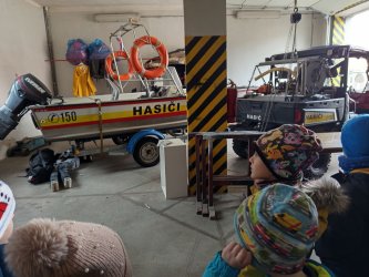 Návšteva hasičov v meste Krupina