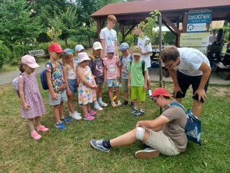 Evička nám ochorela